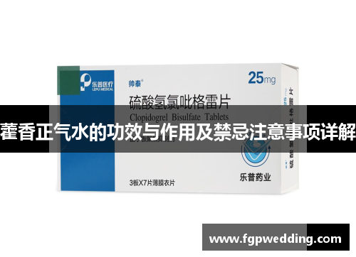藿香正气水的功效与作用及禁忌注意事项详解